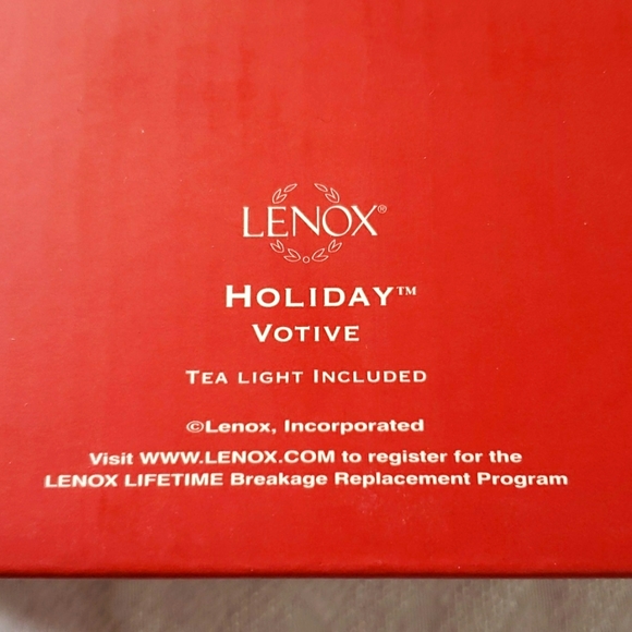 Lenox Holiday Votive NWT - Picture 6 of 7